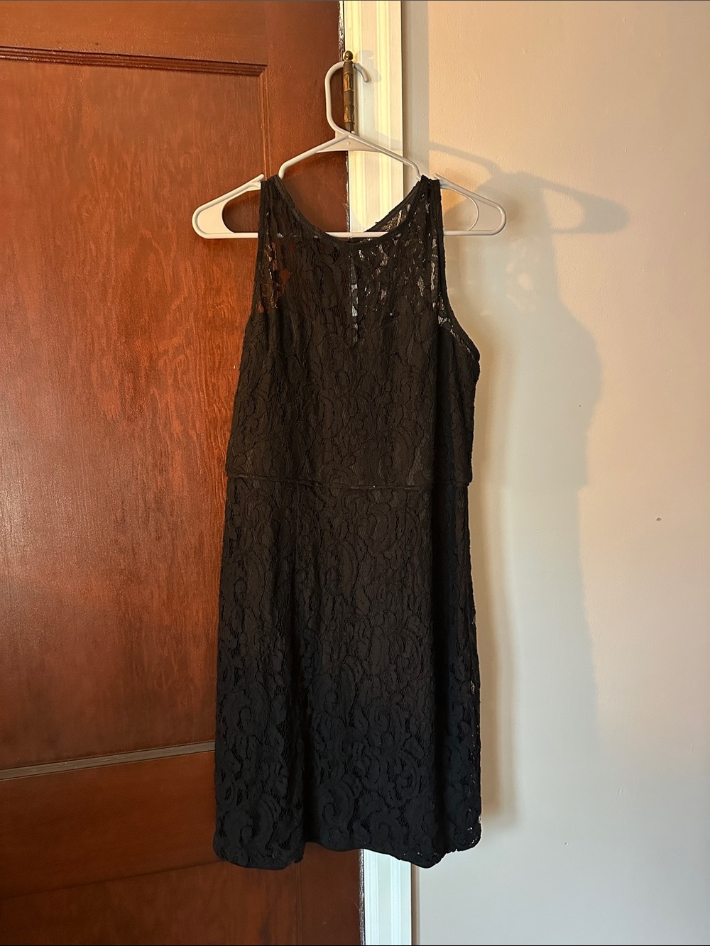Little Black Dress with Lace Detail Nordstrom Rack Marina Brand Size 8